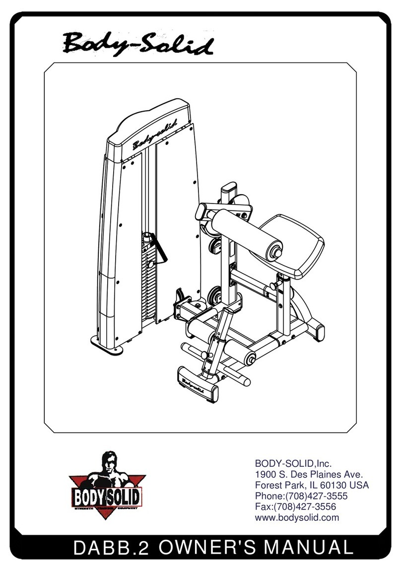 Body Solid DABB.2 User manual