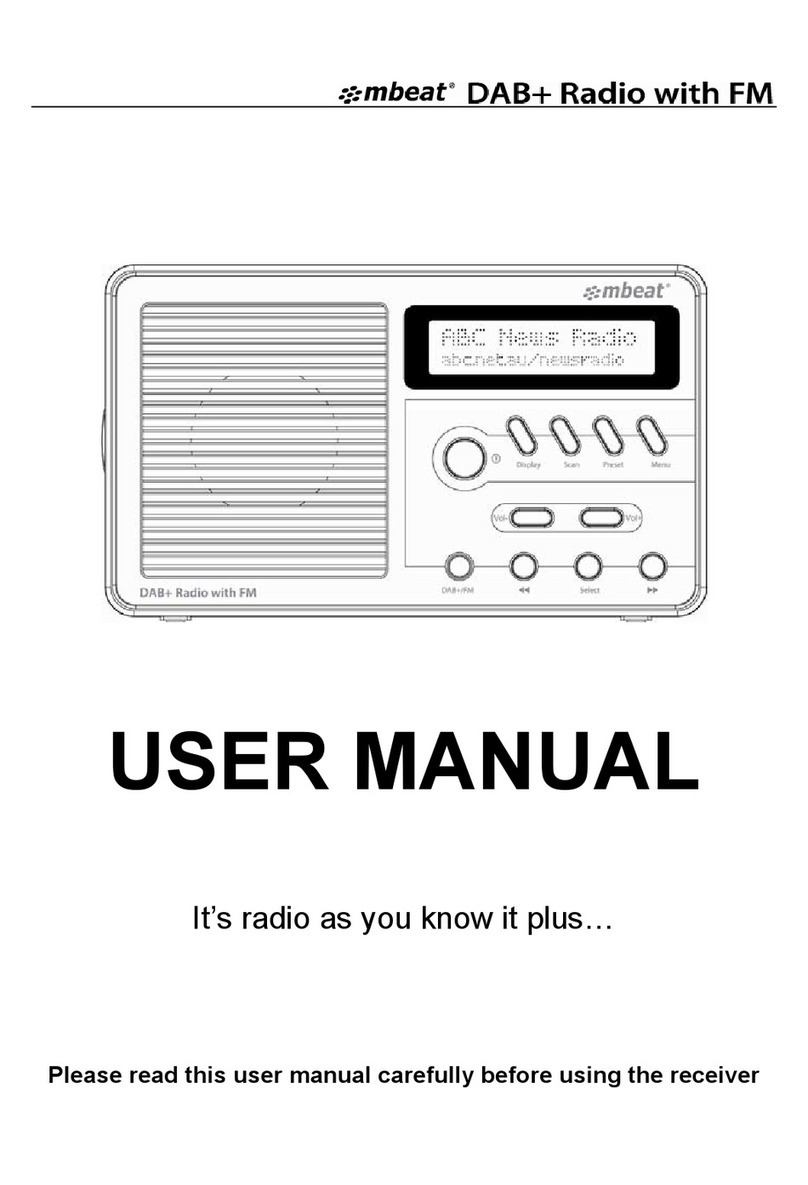 mbeat DAB+ user manual