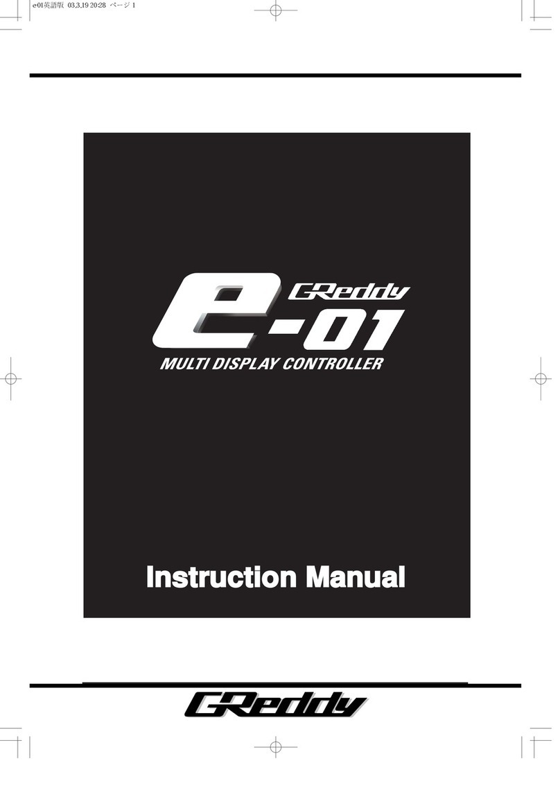 GReddy e-01 User manual