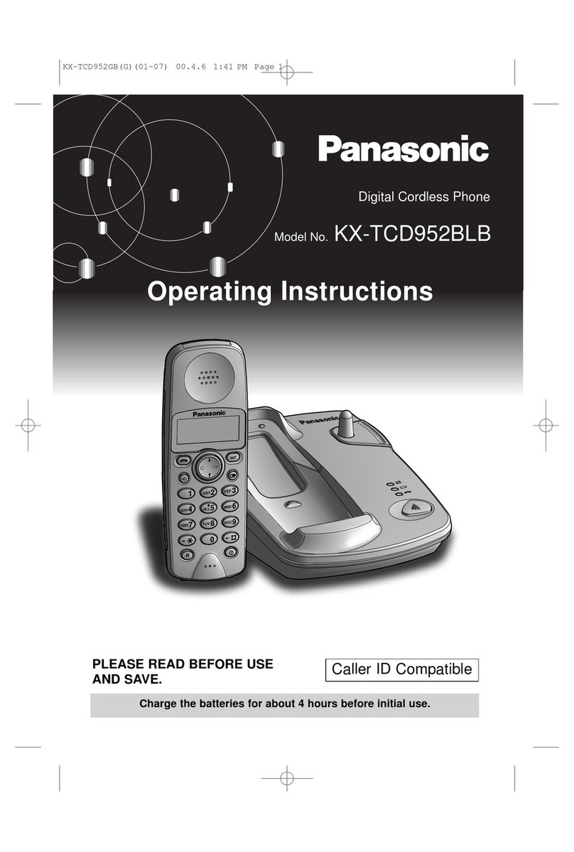 Panasonic KX-TCD952BLB User manual
