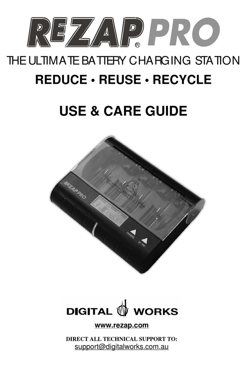 Digital Works ReZap Pro RBC889 Use & care guide