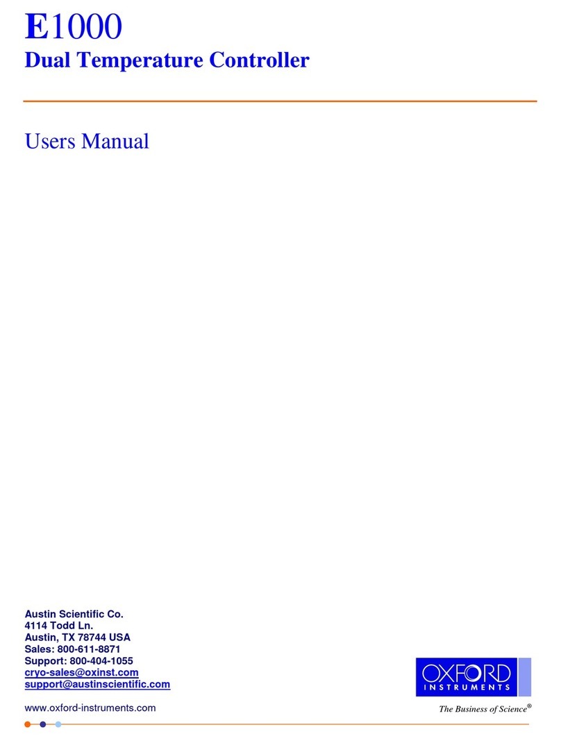 Austin Scientifi E1000 user manual