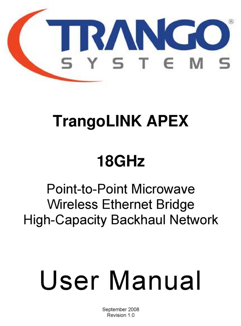 Trango Systems TrangoLINK APEX 18 User manual