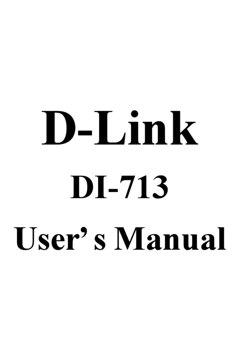 D-Link DI-713 User manual