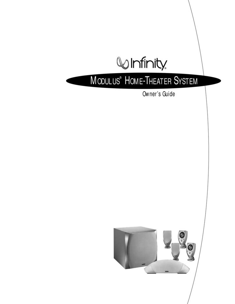 Infinity Infinity Modulus owner's guide