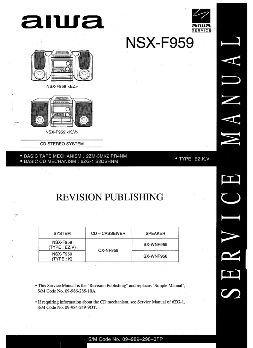 Aiwa NSX-F959 User manual