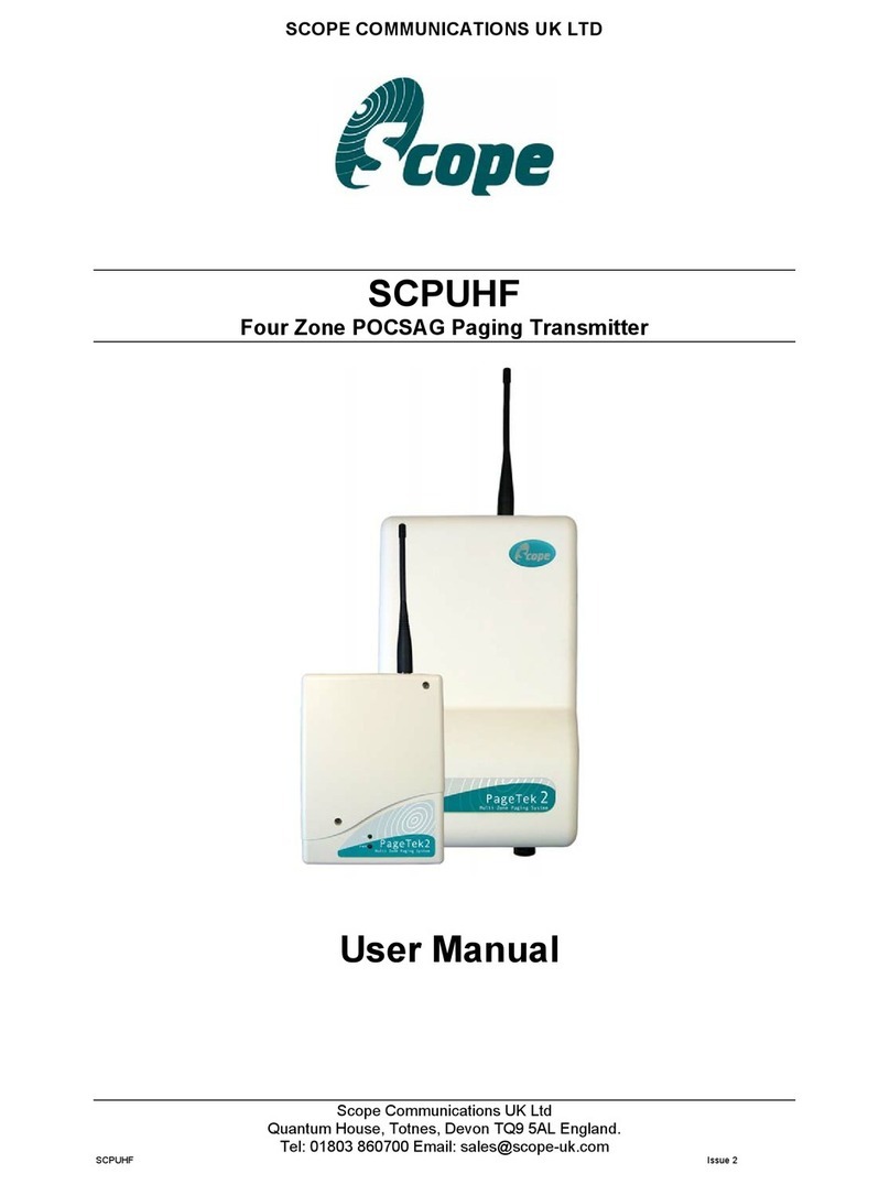 scope SCPUHF user manual