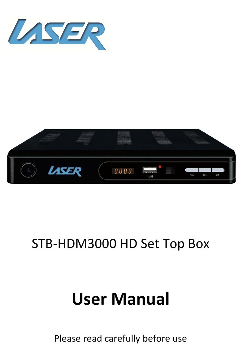 Laser STB-HDM3000 User manual