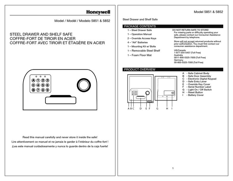 Honeywell 5851 User manual