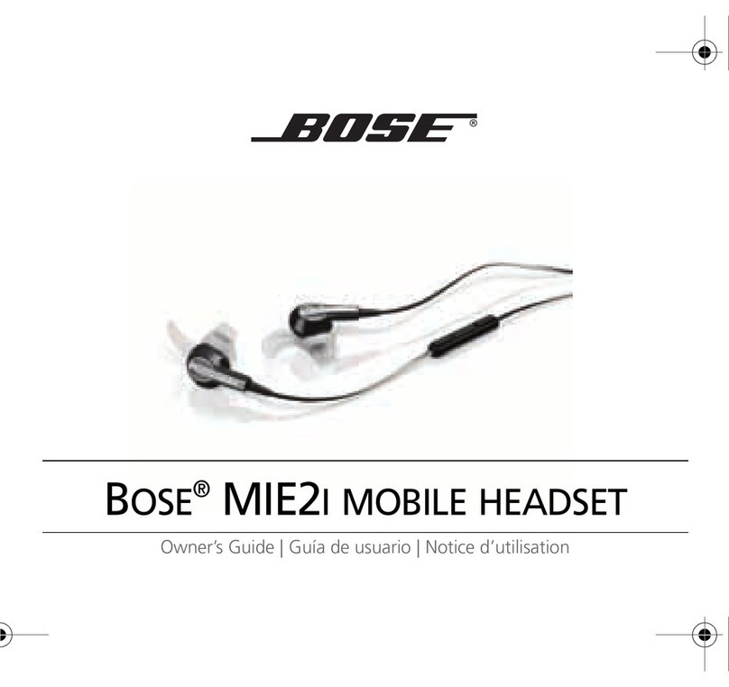Bose MIE2I owner's guide