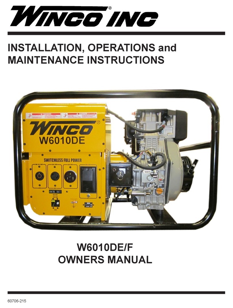 Winco W6010DF User manual