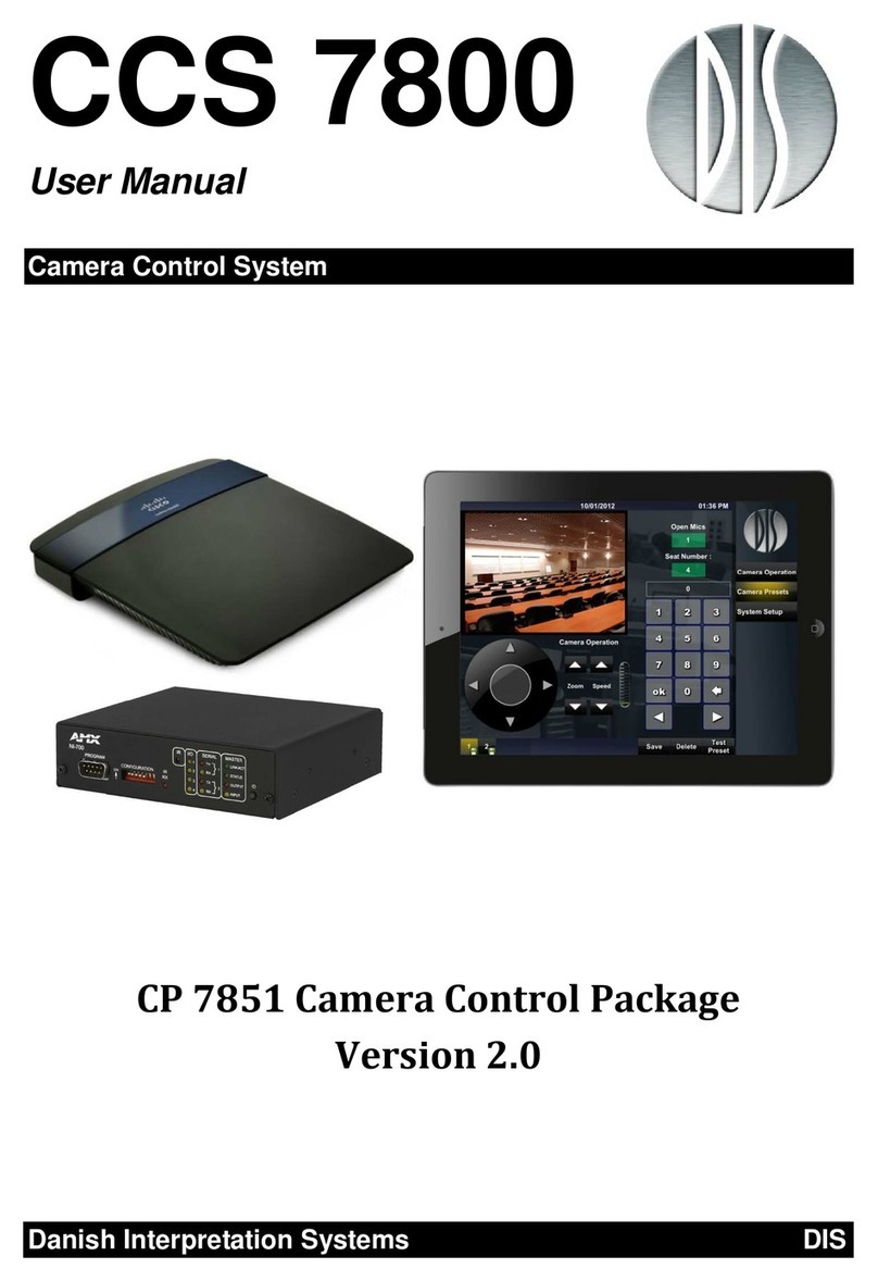 DIS CCS 7800 user manual