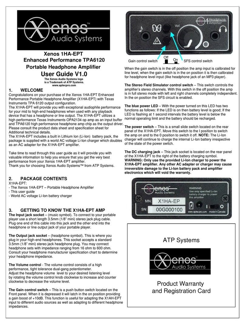 Xenos 1HA-EPT User manual