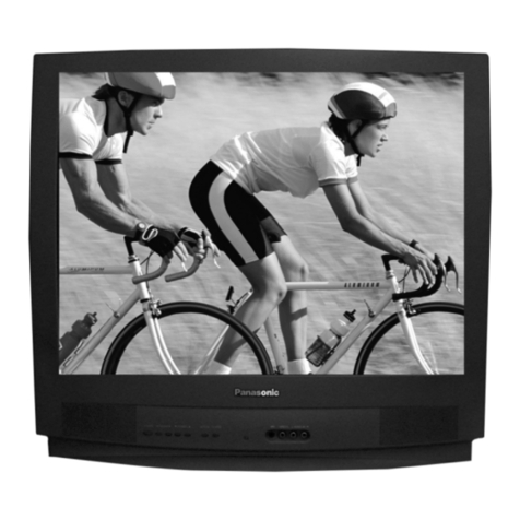 Panasonic CT32G6E - 32" COLOR TV User manual
