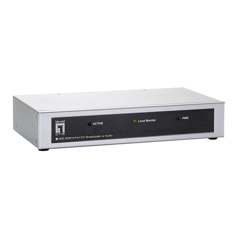LevelOne ADE-8001 User manual
