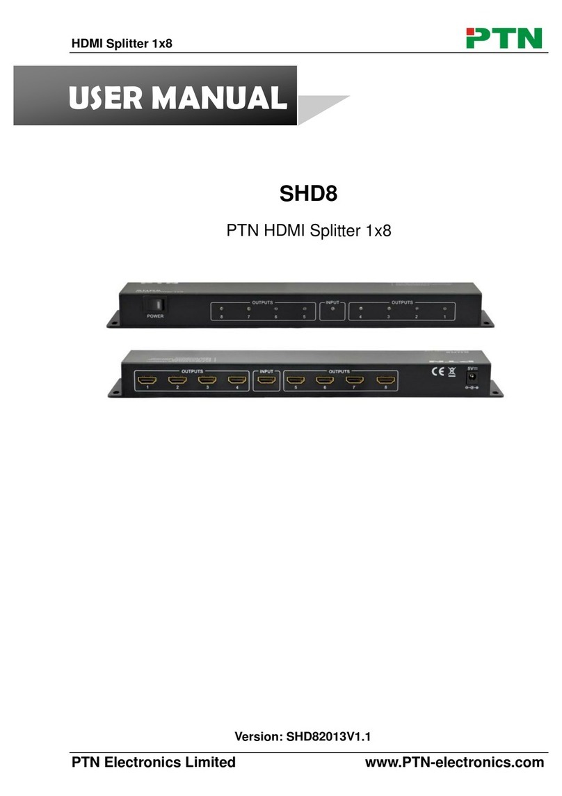 PTN SHD8 user manual