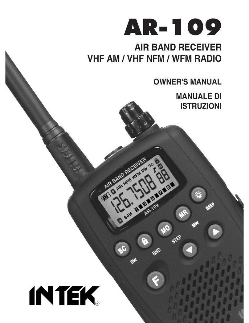 Intek AR-109 owner's manual