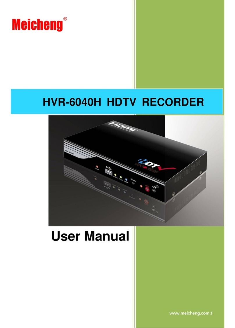Meicheng HVR-6040H user manual