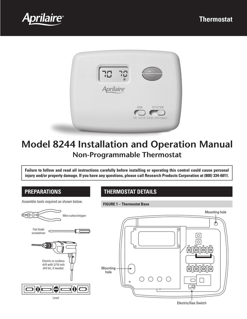 Aprilaire 8244 User manual