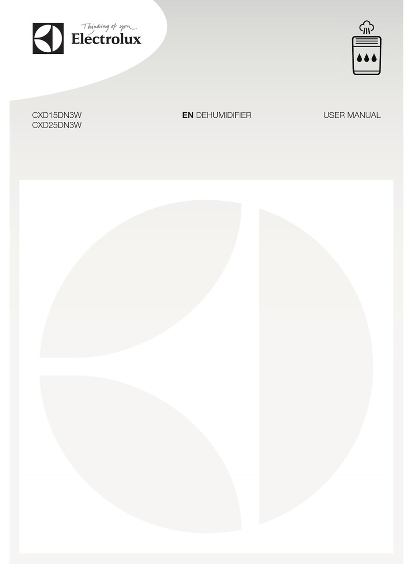 Electrolux CXD15DN3W User manual