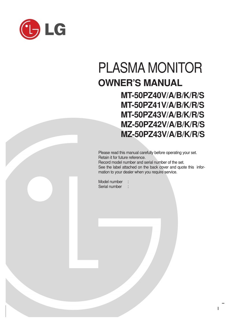 LG MT-50PZ40V User manual LG MT-50PZ40V User manual