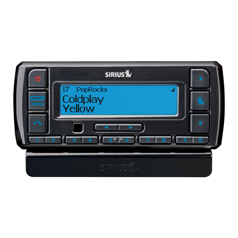 Sirius XM RAdio Stratus 7 quick start guide