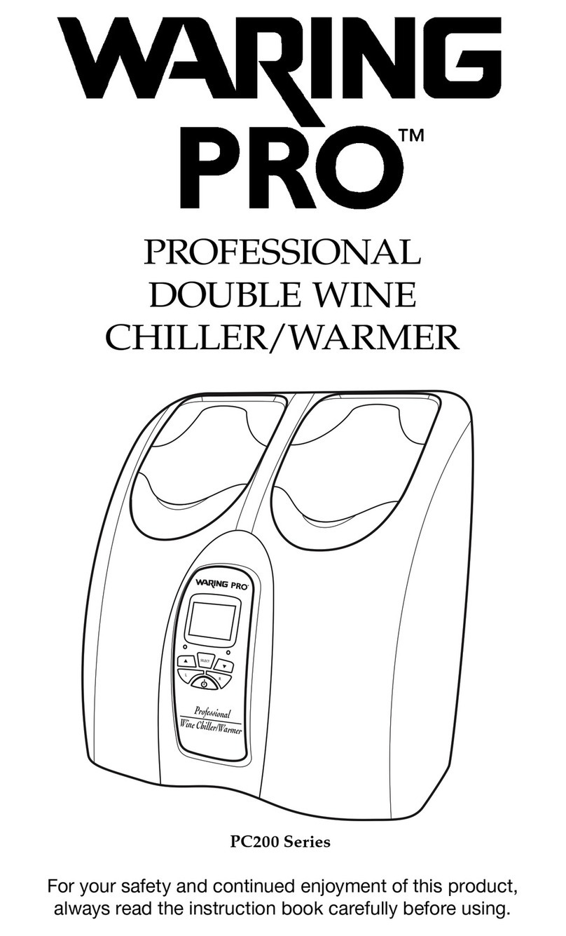Waring PC200 Series Instruction book