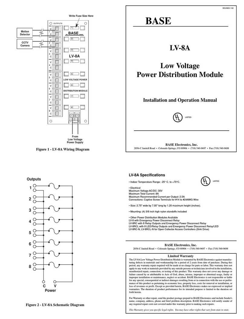 BASE Electronics LV-8A User manual