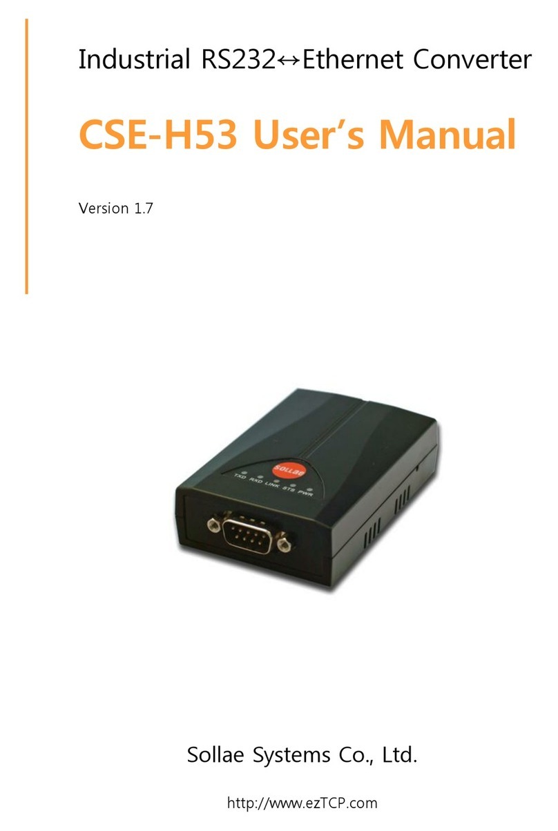 Sollae Systems CSE-H53 User manual