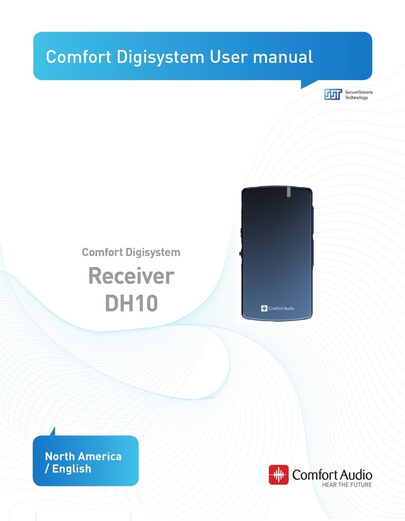 Comfort audio Comfort Digisystem DH10 user manual
