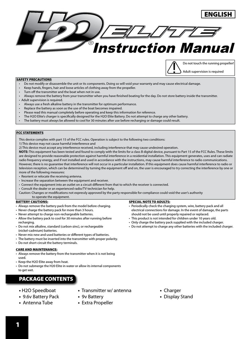 Megatech International H2O Elite instruction manual