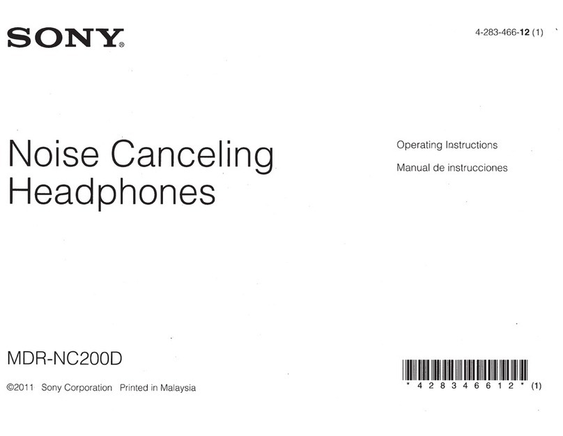 Sony MDR-NC200D Instruction sheet