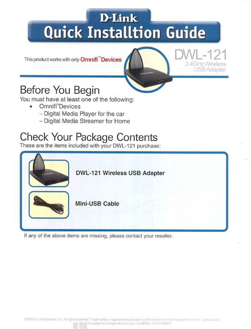D-Link DWL-121 User manual D-Link DWL-121 User manual