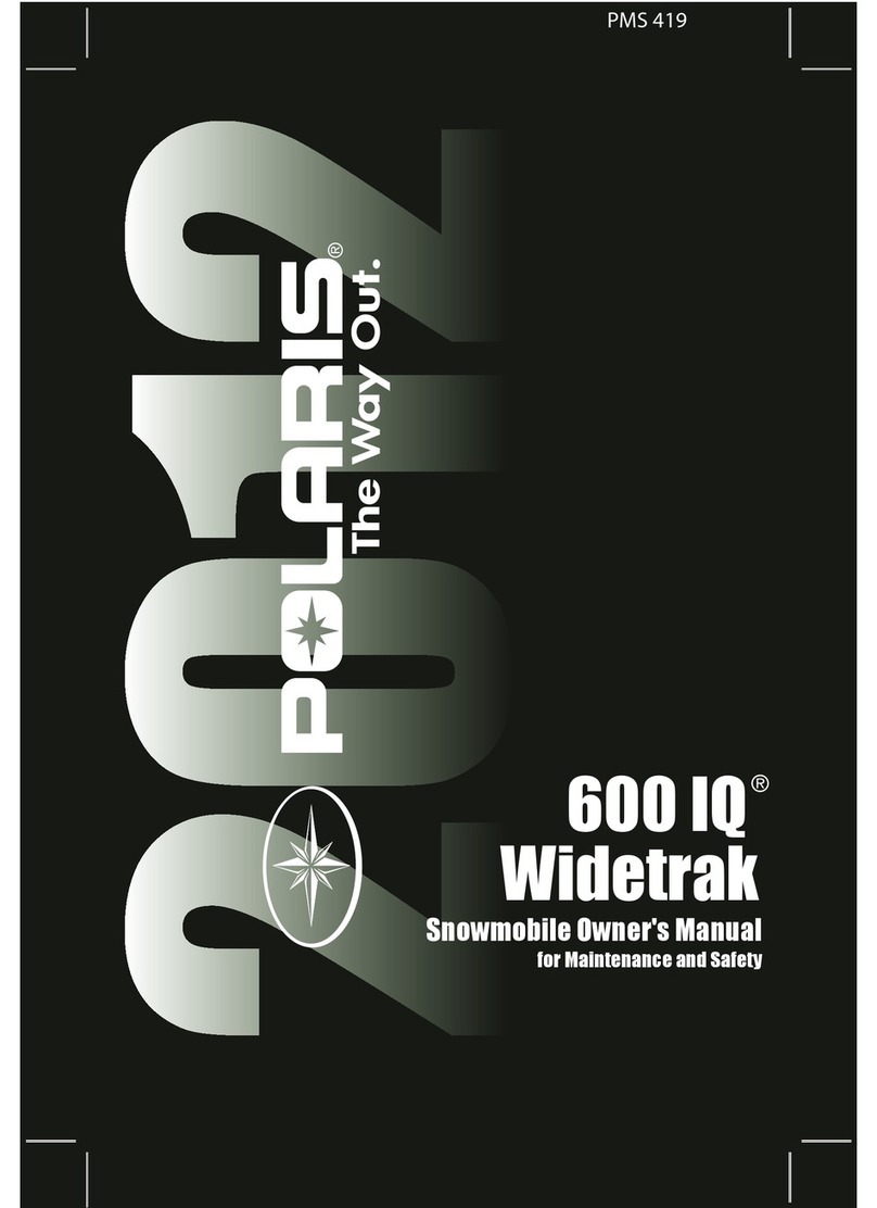 Polaris 600 IQ Widetrak User manual
