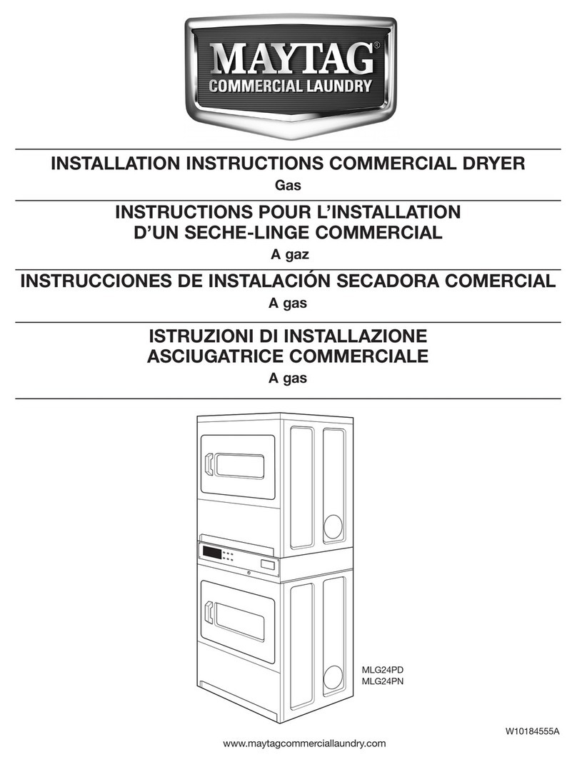 Maytag MLG24PD installation instructions