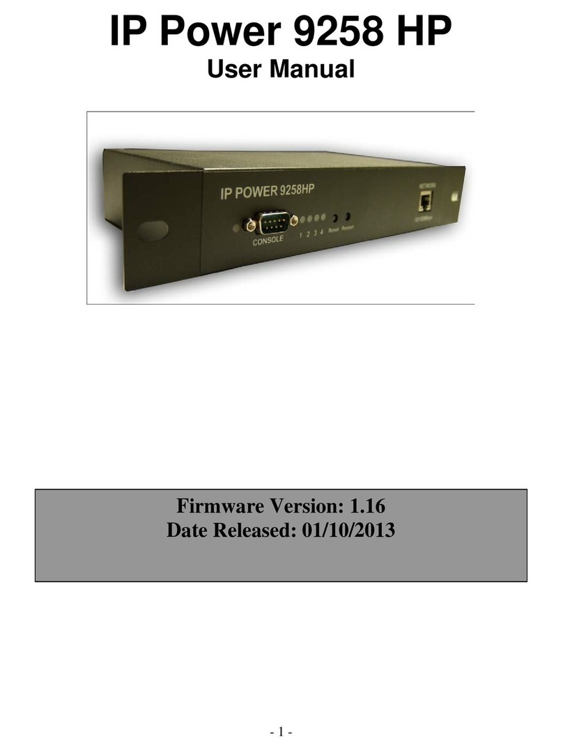 Aviosys IP Power 9258 HP user manual