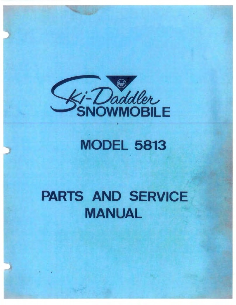 Ski-Daddler 5813 Parts and service manual Ski-Daddler 5813 Parts and service manual