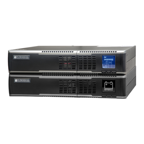 Powervar ACDEF700-11 Operator's manual