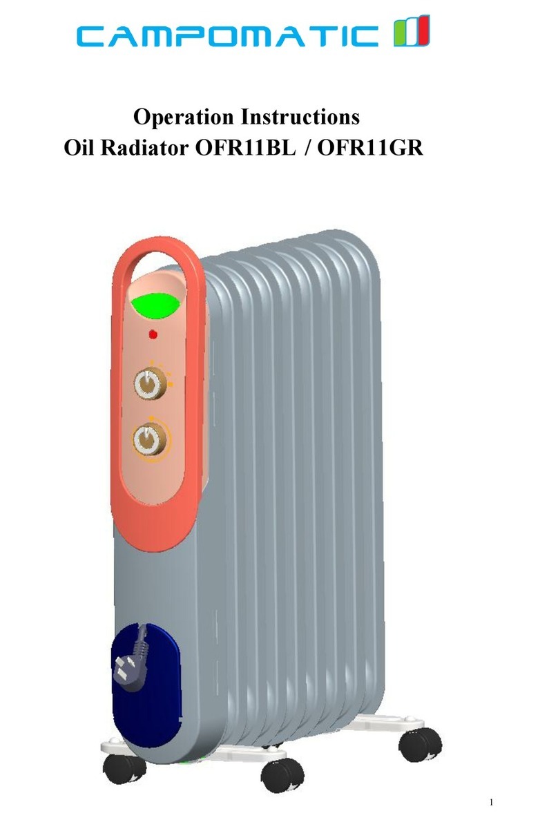 Campomatic OFR11BL User manual