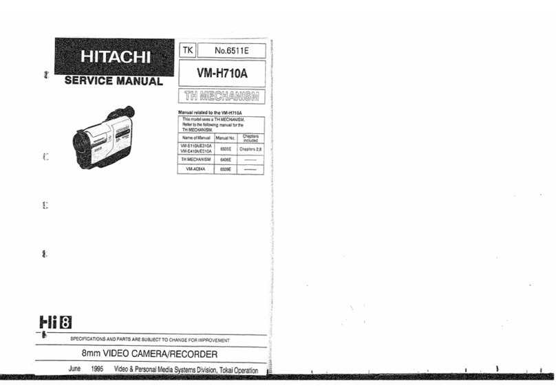 Hitachi VM-H710A User manual