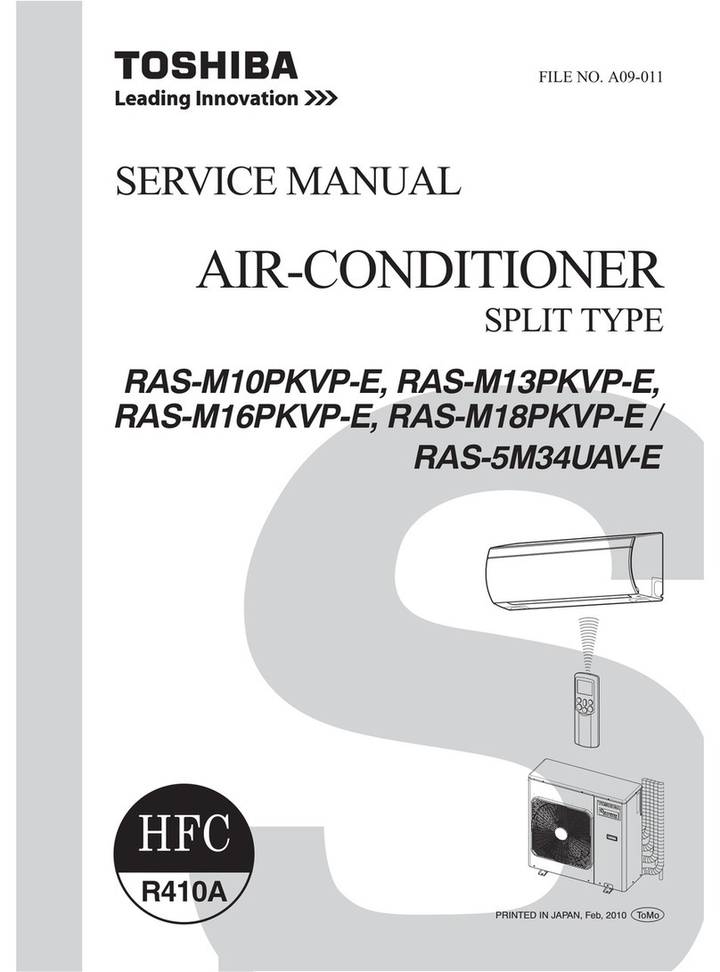 Toshiba RAS-M16PKVP-E User manual