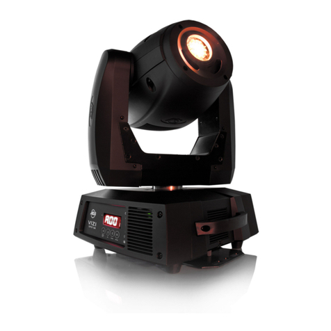 ADJ Vizi Spot 5R User manual