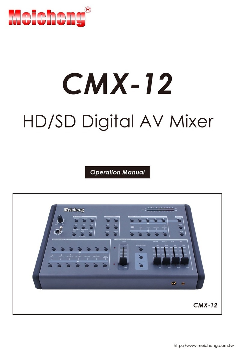 Meicheng CMX-12 Operation manual
