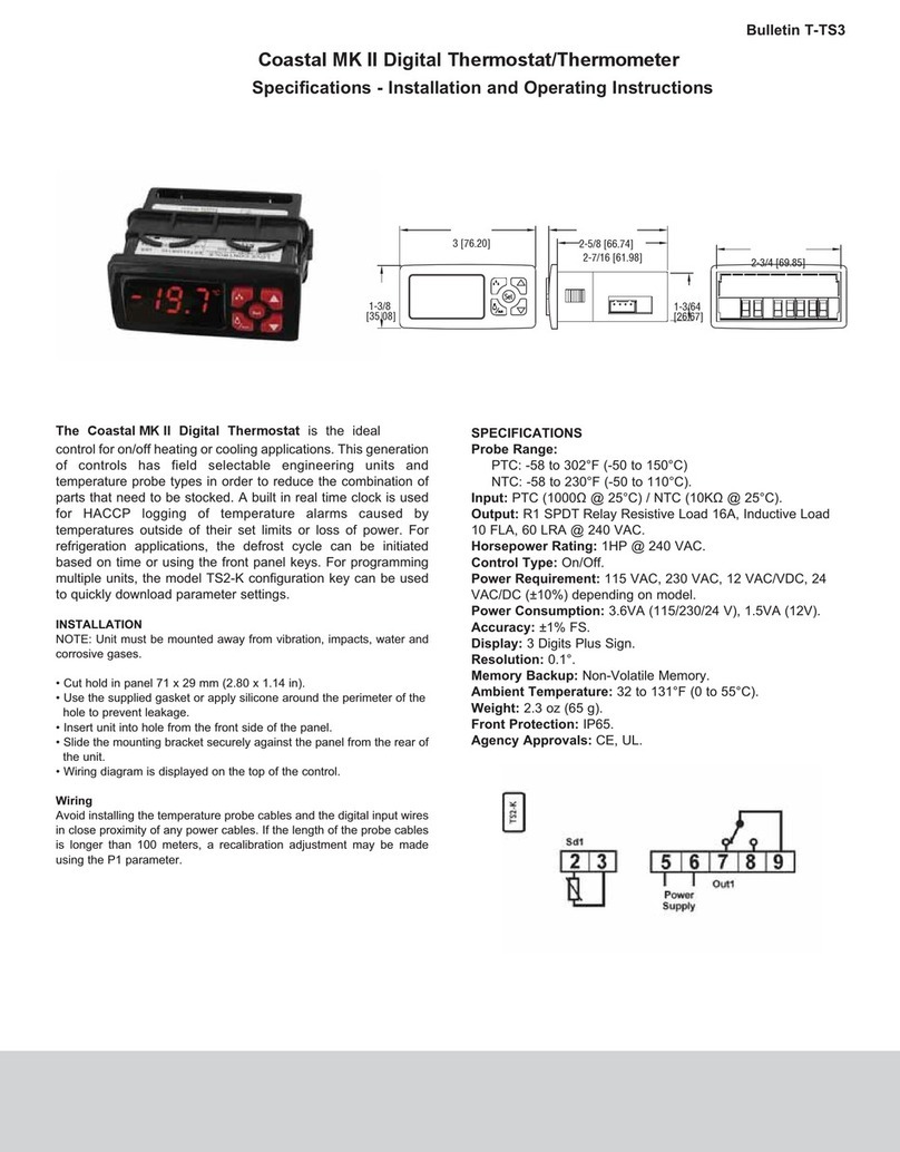 Bulletin T-TS3 Installation and operating instructions