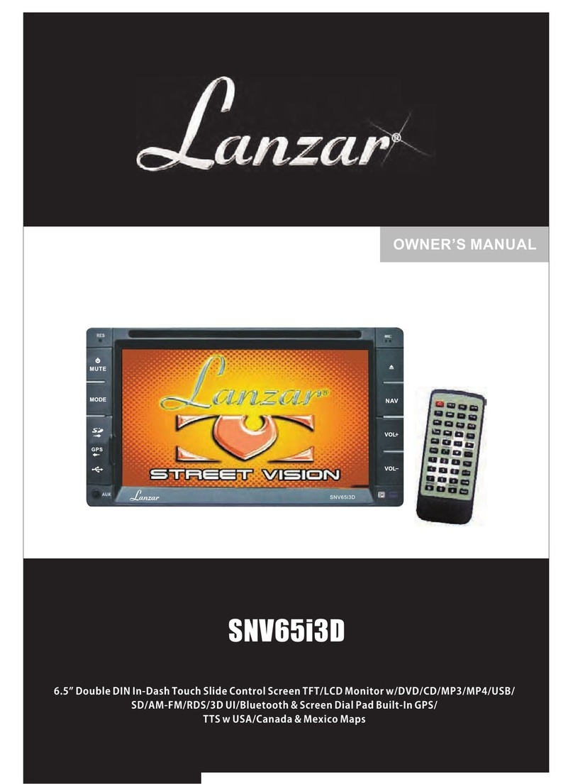 Lanzar SNV65i3D User manual Lanzar SNV65i3D User manual