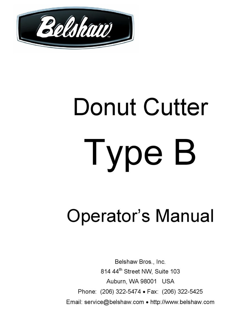 Belshaw Brothers Type B Operator's manual