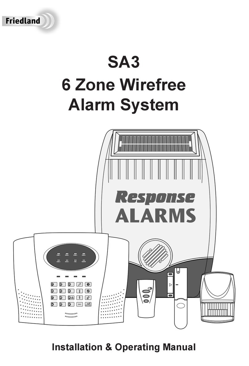 Response Alarms SA3 Installation instructions Response Alarms SA3 Installation instructions