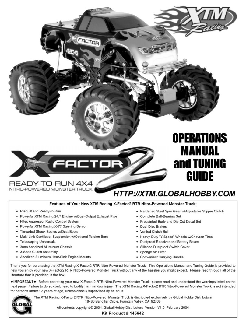 XTM Racing X-Factor2 Operation manual