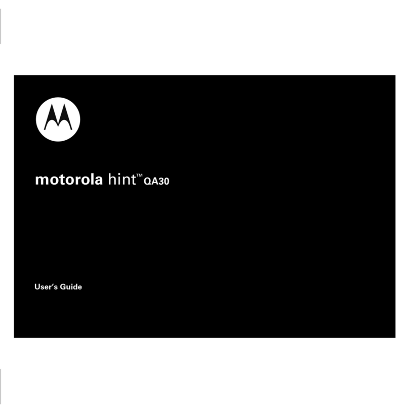 Motorola Hint QA30 User manual