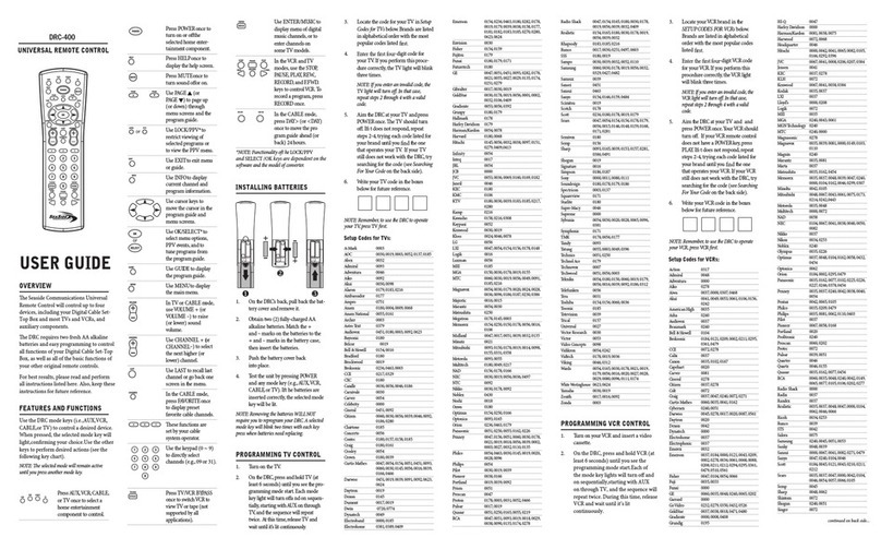 Seaside Communications DRC-400 user guide
